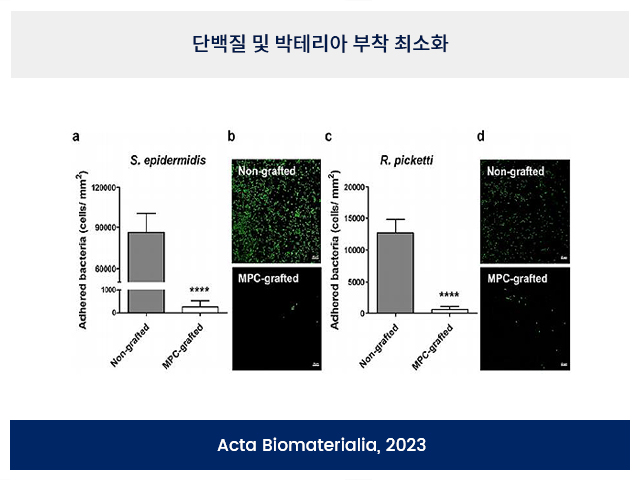 증가된 Anti-Biofouling 증가된 Anti-Biofouling